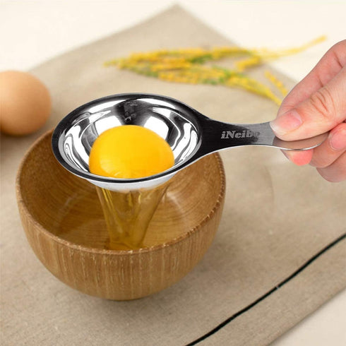 iNeibo Professional Baking Tools Biscuit Cutter Set Dough Blender/Cutter Round Cookies Cutter with Handle + Pastry Scraper+Egg Separator Heavy Dut...