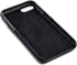 Dockem Wallet Card Case for iPhone SE 3 (2022), SE 2 (2020) & iPhone 8/7: Canvas Style Synthetic Leather with 2 Card Holder Slots (Luxe, Black & G...
