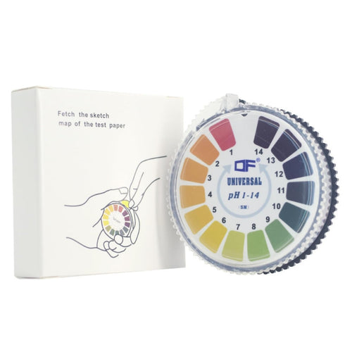 pH paper, litmus paper test range pH 1-14, suitable for water, soil, urine and saliva testing. (1 volume)...