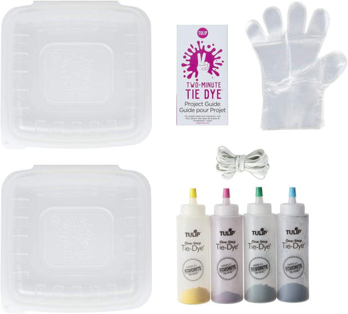 Tulip One-Step Tie-Dye Kit Tulip Fabric Dye Kits 43189 Fdy Multi 2 Min Fruit Punch, 4 Color, As Detailed, 6 Ounce (Pack of 1)...