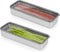 Bacon Container for Refrigerator, Bacon holder for refrigerator,Bacon Storage Container 304 Stainless Steel Sealed Food Storage Container with Cle...