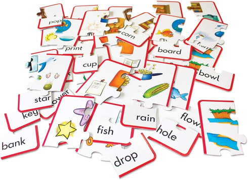 Junior Learning JL244 Compound Word Puzzles, Multicolor...
