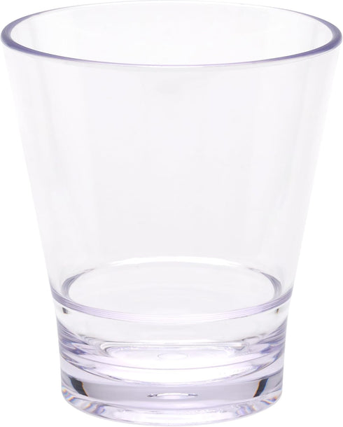 G.E.T. S-11-CL-EC 12 oz. Clear Rim-Full Stackable Glass, Break Resistant (Pack of 4)...