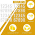 40Pcs Reflective Mailbox Number Sticker Decal Adhesive Reflective Address Numbers 0-9 for Window,Signs,Door,Cars(1 inch),Mailbox Numbers,Tools and...