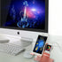 2 in 1 Charger Stand Compatible with Apple Watch Series Ultra2/Ultra/10/9/8/7/6/5/4/3/2/1/SE (38mm/40mm/41mm/42mm/44mm/45mm/46mm/49mm) and Compati...