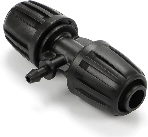 12 Pcs 1/2 inch to 1/4 inch Drip Irrigation Tubing Fittings, 1/2 Inch Drip Tubing (1/2" ID x 0.65" OD) to 1/4 Inch Irrigation Tubing Locked Barbed...