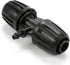 12 Pcs 1/2 inch to 1/4 inch Drip Irrigation Tubing Fittings, 1/2 Inch Drip Tubing (1/2" ID x 0.65" OD) to 1/4 Inch Irrigation Tubing Locked Barbed...