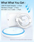 Magnetic Wireless Charger, 20W Power Adapter with Wireless Mag-Safe Charging Pad and 6 FT USB-C to C Cable for iPhone 15 14 13 12 Series/AirPods 3...