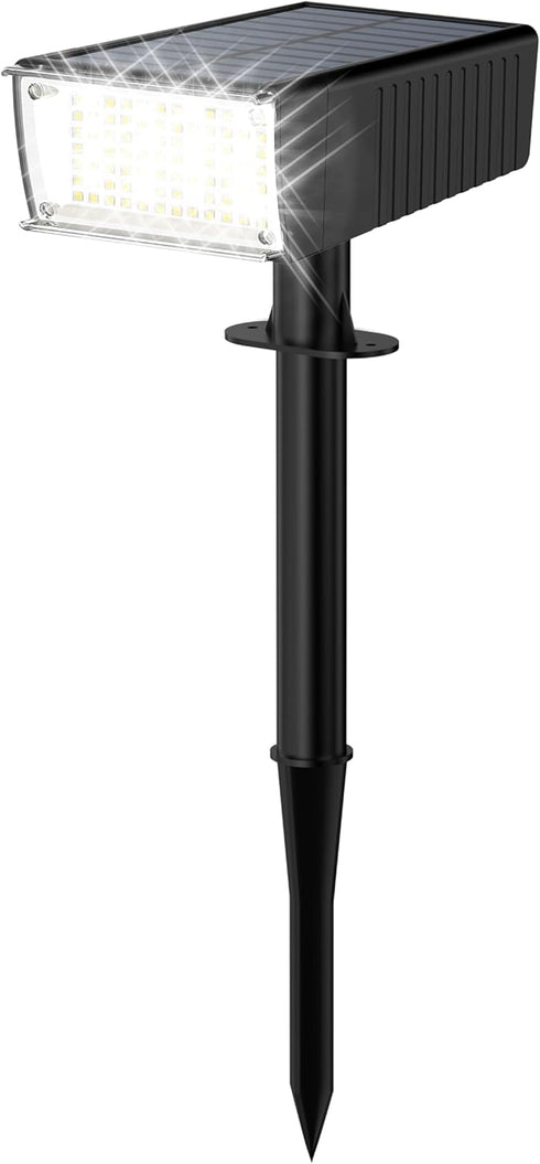 Solar Spot Lights Outdoor,72 LEDs Solar Spotlight,IP65 Waterproof Solar Landscape,High Brightness Garden Courtyard Solar Street Light?Outdoor Sola...