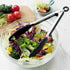 Serving Tongs Kitchen Tongs - Heat Resistant, Premium Stainless Steel Locking Cooking Tongs with Silicone Tips, Non-Slip Food Tongs for Cooking, H...