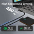 240W USB C to USB C Cable 10FT,PD 3.1 Type C to C 5A Fast Charging Cable Right Angle for MacBook Pro/Air, iPad Pro12.9/11/Air,iPhone15/15Pro/15Plu...