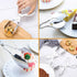 2 PACK Buffet Tongs,Stainless Steel Salad Tongs,Serving Tongs for Home Kitchen,Cake,Bread,Catering,Party,Barbecue,Seafood,Frying(10Inch and 8Inch)...