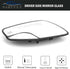 Nakuuly Mirror Glass Passenger Right Side Compatible with 2013-2020 Ford Fusion Side View Heated Convex Mirror Glass with Rear Holder Replace # DS...