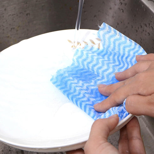 KLEENDOL150 Sheet Disposable Cleaning Cloths Disposable Dish Cloths Paper Towels Reusable Household Cleaning Towel 3 Rolls...