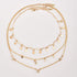 BERYUAN Simple Choker Moon Star Choker Pendant Necklace Trendy Choker Necklace for Women...