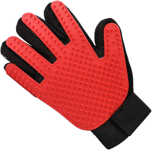 NC Pet Grooming Glove, Silicone Dogs/Cats Brush Comb Deshedding Hair Gloves, Dogs Bath Cleaning Supplies, Perfect for Dog & Cat with Long & Short ...