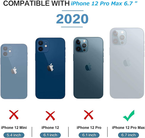 Red Plaid Case for iPhone 12 Pro Max, Christmas Phone Cover, Taran Soft TPU Super Slim Fit Silicone Snap Cover Flexible Case for iPhone 12 Pro Max...