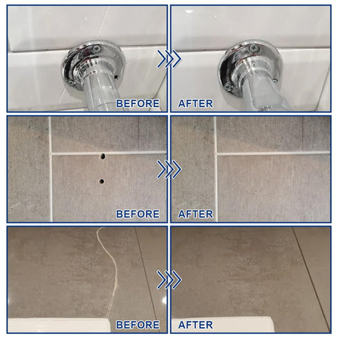 Tile Repair Kit, Ceramic Tile Repair Kit(Cream), Ceramic Repair Kit, Ceramic Tile Repair Filler - Quickly Fix Tile Chips, Cracks and Holes. for Ce...