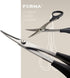 Racquet Stringing tools 6" Stainless Steel Bent-Blade Scissors 6" Stainless Steel Bent Handle Scissors black...