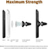 Magnetic Mount, iFlash Aluminum Universal Air Vent Magnetic Car Mount Phone Holder, 360 Degree Rotation for Multi-Angle View, Cradle-Less Car Phon...