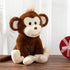 HollyHOME Plush Monkey Stuffed Animals Cute Monkey Toys Birthday Gifts for Kids 12 Inch Brown...
