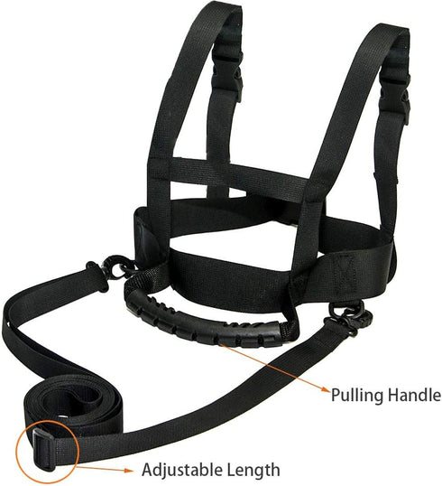 Kids Ski Harness Heavy Duty Ski Shoulder Training Harness Ski Training Leash for Skating, Skateboarding, Snowboard, Roller Skating, Cycling for Ki...