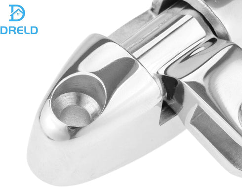 Bimini Top Deck Swivel Hinge, 316 Stainless Steel Side Mount Swivel Hinge Marine Hardware Accessories Fit for Fishing Boat Yacht (Pack of 2)...