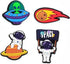 Space Charms for Croc Clog shoes Decoration, Sports Charm for Shoe & Bracelet Wristband Party Gifts...