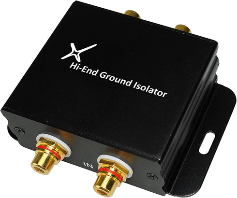 Hi-end Ground Loop Noise Isolator/Filter for Car Audio/Home High-Fidelity System - Black (65042)...