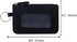 Iconic Zip ID Case Card Holder for Women,Signature Cotton Coin Purse with Id Window,RFID Blocking Change Pouch with Key Chain(BLACK)...