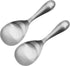 2 pack Stainless Steel Rice Spoons, 8 Inch Rice Spoon, Home Kitchen Thickened Rice Spoon, Rice Paddle Set, Heat Resistant Serving Spoon, Cooking S...