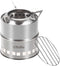 Camp Stove, Ohuhu Camping Stove Wood Burning Stove Stainless Steel Mini Portable Backpacking Survival Stoves for Picnic BBQ Camping Hiking Cooking...