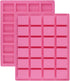 24-Cavity Rectangle Caramel Candy Silicone Molds,Chocolate Truffles Mold,Whiskey Ice Cube Tray,Grid Fondant Mould,Hard Candy Mold Pralines Gummy J...