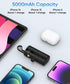 Mini Portable Charger 5000mAh, iPhone Power Bank Charging Battery Pack, External Backup Phone Charger Compatible with iPhone 14, 13, 12, 11, X, XR...