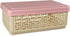 Mini Collapsible Plastic Crates with Lid 1Qt(7.5''x4.5''x2.8'') Foldable Small Storage Container for Crafts,Office,School,Kitchen...