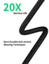 2 FT USB C Cable Short, 3 Pack Braided USB to USB C Cable 2 Foot USB Type C Cable Fast Charging Car Charger Android for iPhone 15 Pro Max, Samsung...