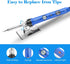 Electronics Soldering Iron Kit, SREMTCH 60W Adjustable Temperature Welding Tool,Soldering Gun with Fast Heating Ceramic Thermostatic Design, Solde...