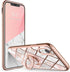 i-Blason Cosmo Snap Case Designed for iPhone XR, Slim with Built-in 360° Rotatable Ring Holder Kickstand Supports Car Mount (2018 Release) (Marble...