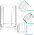 Bathroom Cup Dispenser, Disposable Mouthwash Cups Holder Fit 3oz-4oz Small Paper Cups, Clear Plastic Cup Dispenser for Bathroom Vanity Countertop ...
