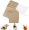 Eco-Fil Disposable Tea Filter Bags for Loose Tea, Wood Pulp Material, Biodegradable and Compostable, Unbleached Empty Tea Infuser Sachets with Dra...