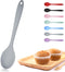 Silicone Mixing Spoon Nonstick Kitchen Spoon for Cooking Heat Resistant (Gray)...