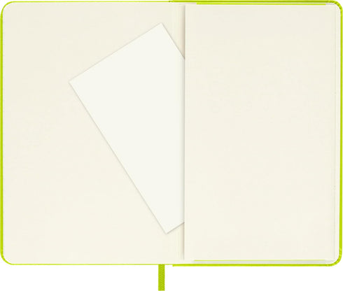 Moleskine Classic Notebook, Hard Cover, Pocket (3.5" x 5.5") Ruled/Lined, Lemon Green, 192 Pages...