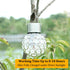 2 Pack Hanging Solar Light Outdoor, Decorative Solar Powered Waterproof Ball Shaped Night Light, Hanging Globe Solar Lights for Gardens, Yards, Pa...