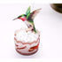 GEORLD Edible Cupcake Topper Wafer Hummingbird Cake Bird Decoration by Wafer Paper,12 Counts,Flat not 3D...