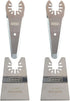 4 Pcs Oscillating Multi Tool Scraper Blades for Scraping Cutting Removing Paint Caulk Adhesive Sealant XG4201...