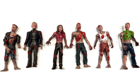 PowerTRC Toy Zombie Action Figures with Movable and Detachable Joints | Mini Zombie Figurines | Great for Presents, Decoration, and Party Favors |...