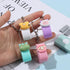 Mini Stapler Set, 5 Pcs Cute Stapler Key Chain with 5 Pcs Staples, Portable Mini Stapler for Office...