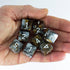 Grey Pearl Dice - 8 D6 Set - 'Gargoyle'...