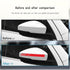 4PCS Car Rear View Mirror Stickers, Waterproof Auto Side Rearview Mirrors Decal Stripes, Universal Anti-Collision Striped Automotive Warning Strip...