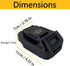 for Makita to Dewalt Battery Adapter, Compatible with Makita 18v Lithium Battery, Convert to Dewalt 18v-20v Lithium Batteries, Converter MT20DL Us...